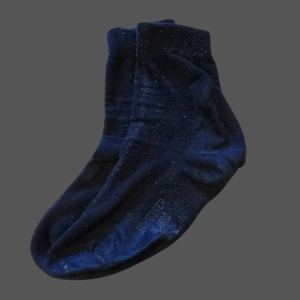 Dunkle Baumwollsocken